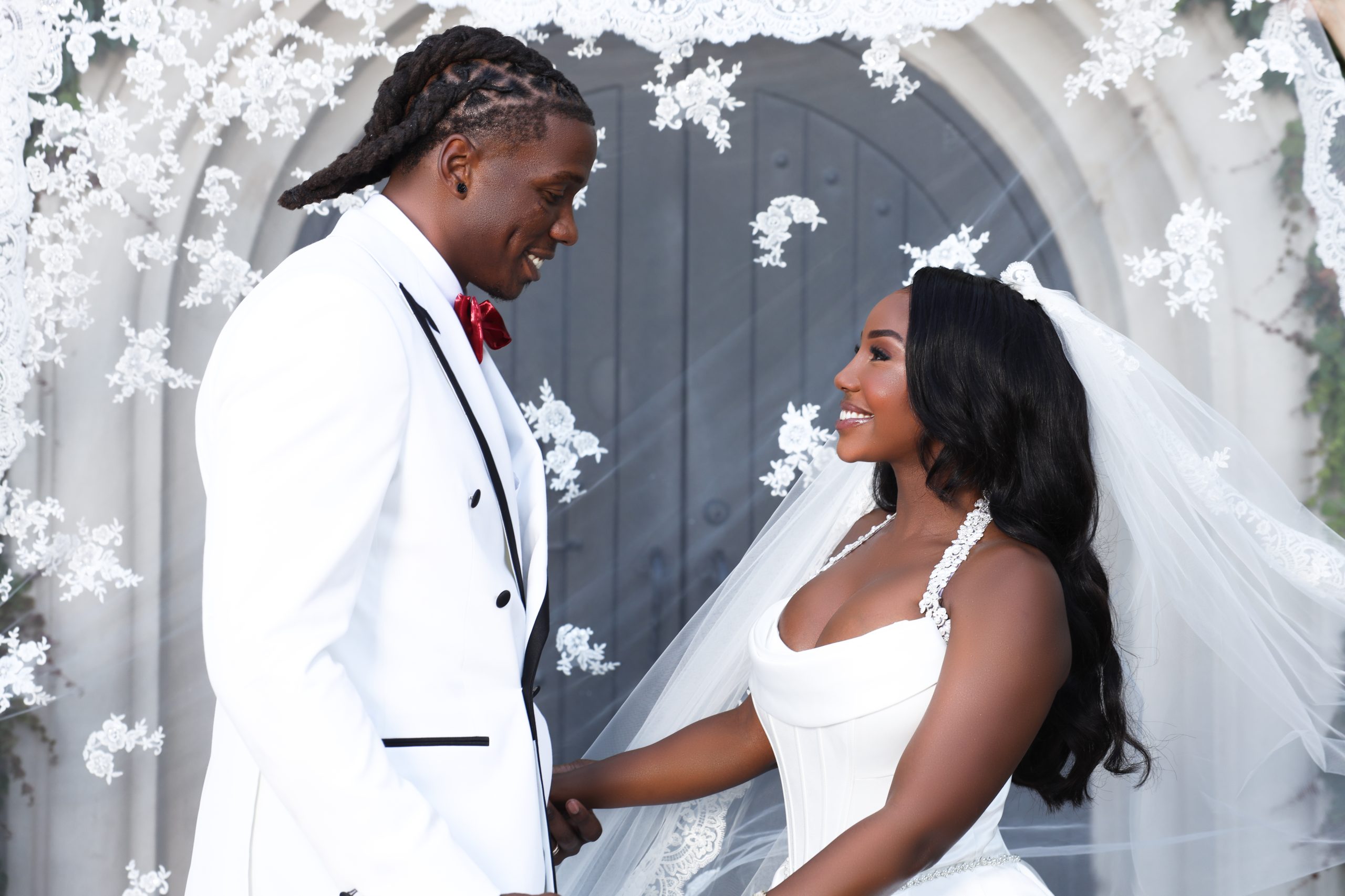 Bridal Bliss: 'Real Housewives Of Potomac' Star Jassi Rideaux And Dallas Cowboys' Darius Harris Wed In Star-Studded Celebration