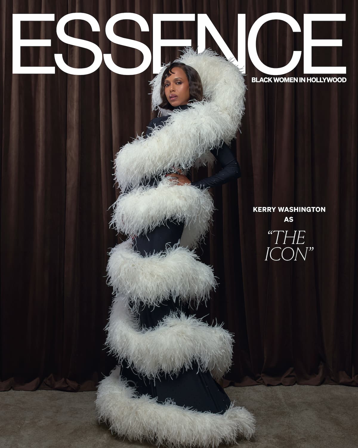 Essence Magazine. Cover photo of Kerry Washington