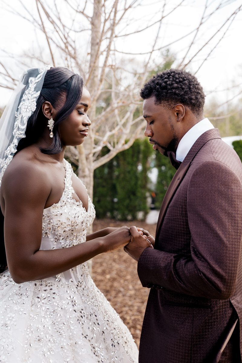 Exclusive: The Theme Was 'All Shades Of Melanin' For Noah Lyles And Junelle Bromfield's Georgia Wedding