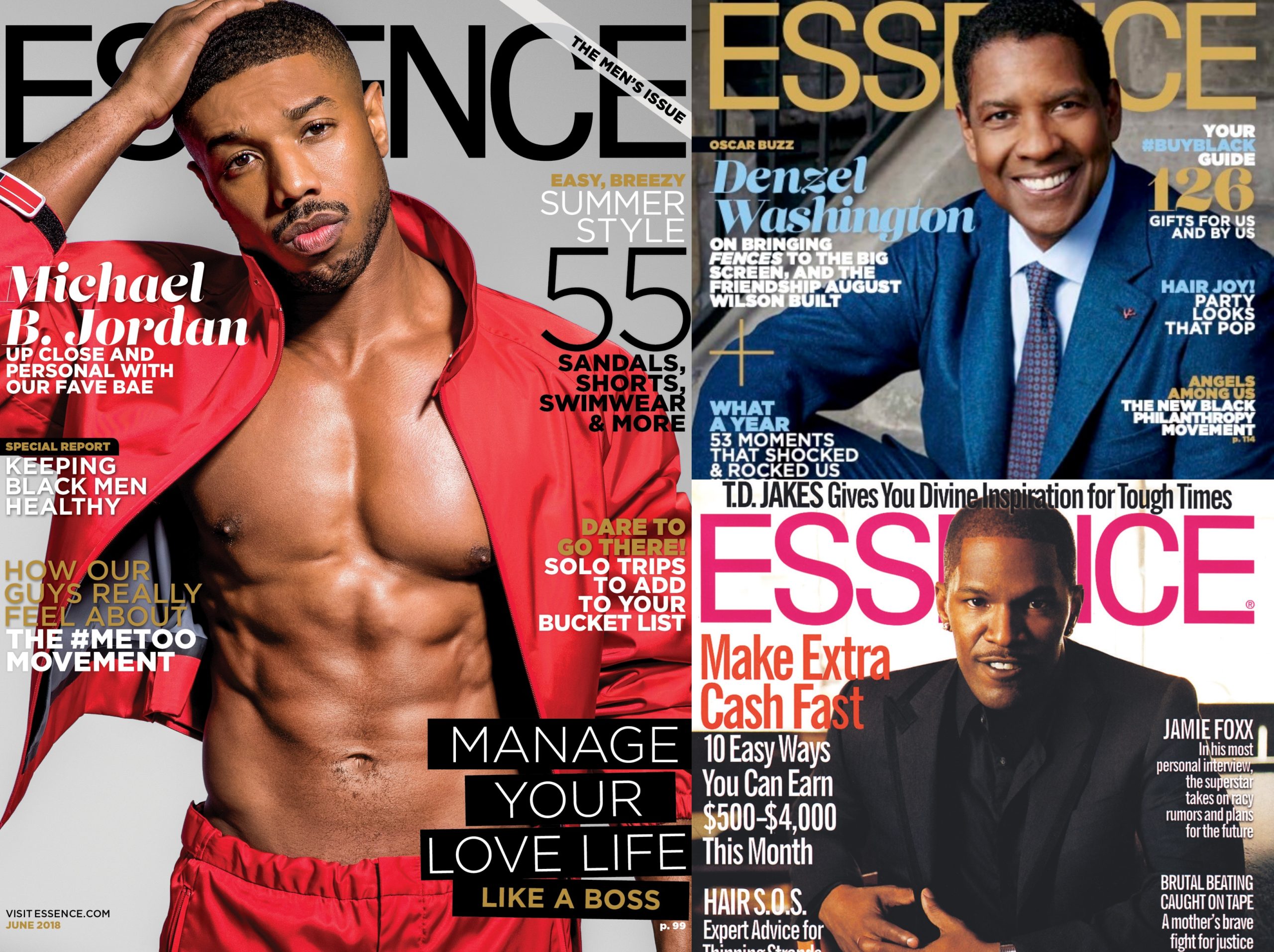 A Look Back At Black Best Actor Winners On The Cover Of ESSENCE