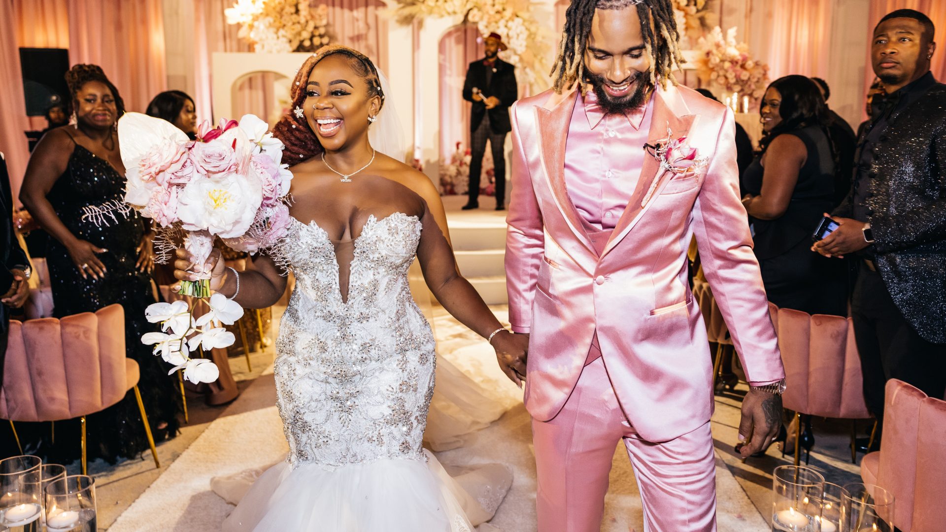 We Were Guests At Pinky Cole And Derrick Hayes' Star-Studded Wedding In Atlanta