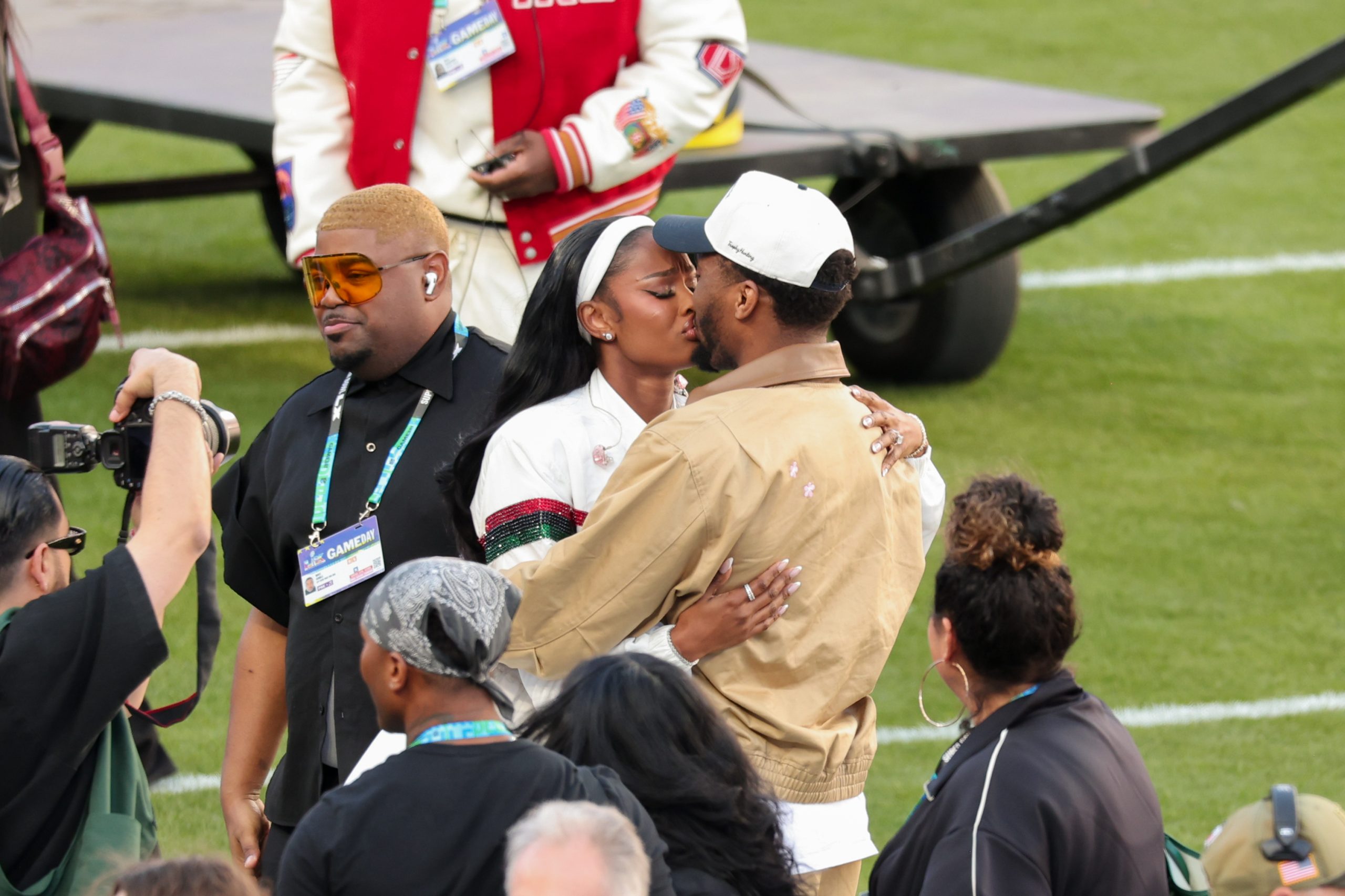 Coco Jones Owned The Super Bowl Stage And Fiancé Donovan Mitchell Was Her Biggest Fan