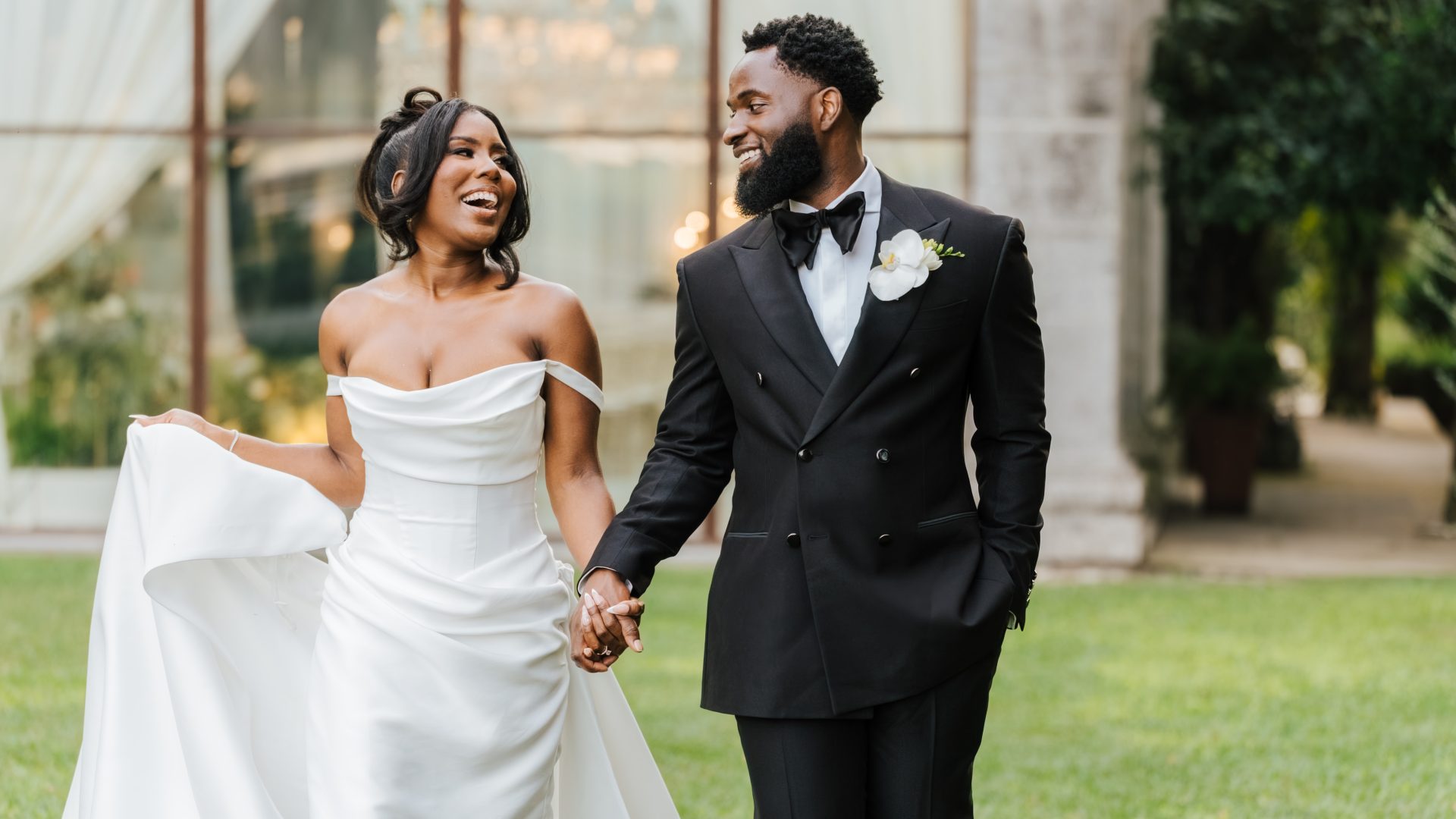 Bridal Bliss: With Fireworks And Stunning Florals, Jalin And Jovan Threw An Unforgettable Party In Portugal