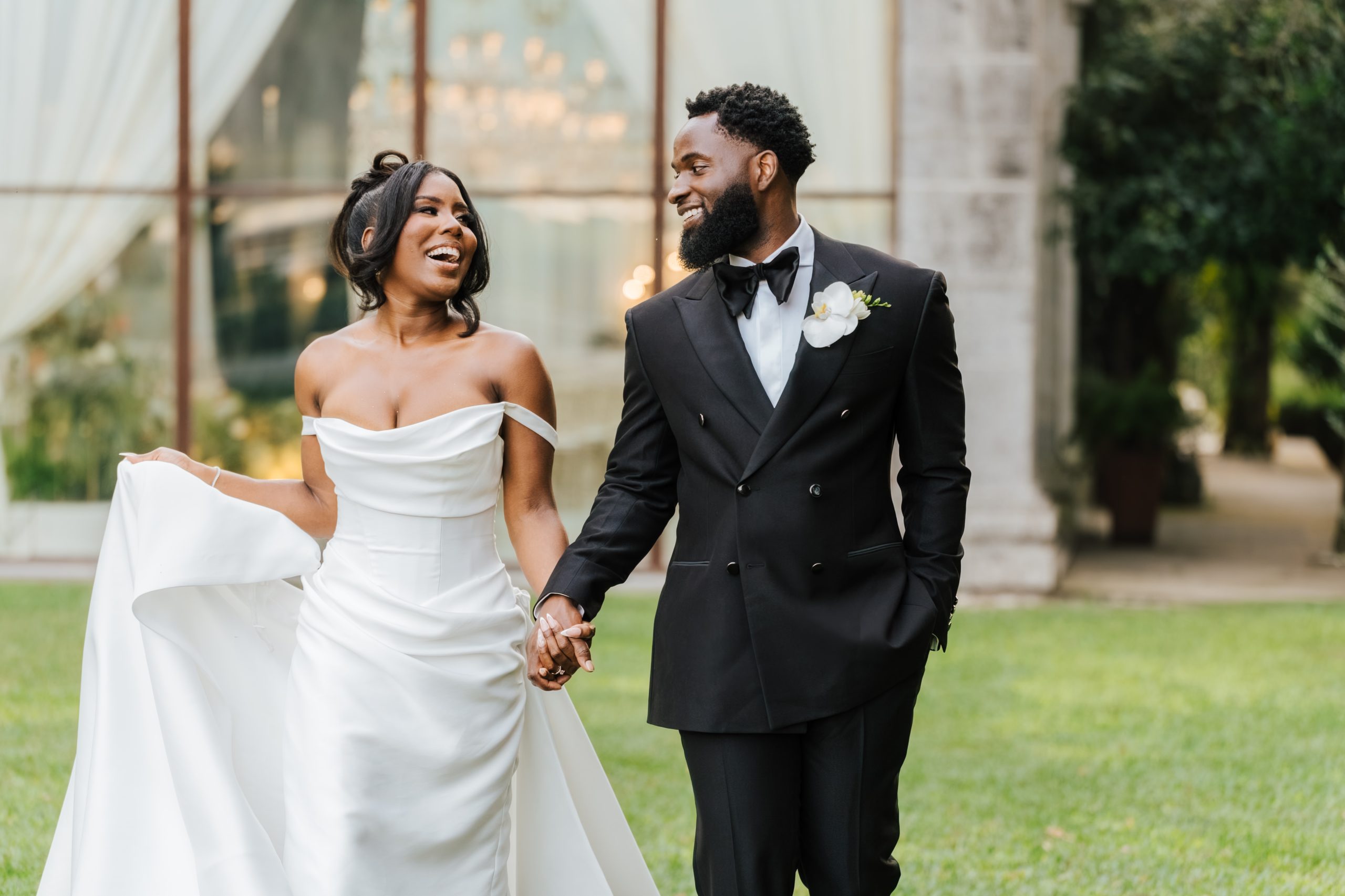 Bridal Bliss: With Fireworks And Stunning Florals, Jalin And Jovan Threw An Unforgettable Party In Portugal