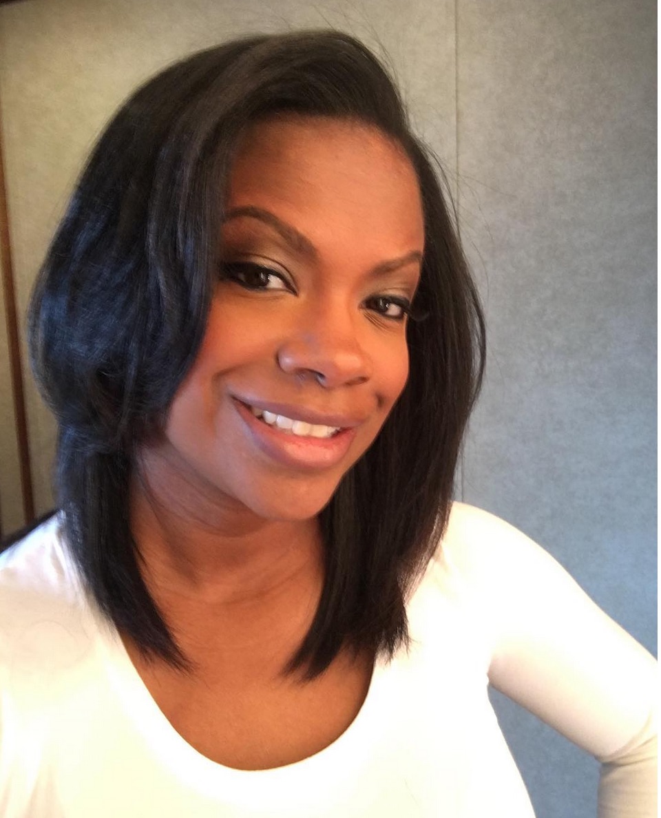 Kandi Burruss Takes Out Weave, Hubby Doesn’t Want It Back In
