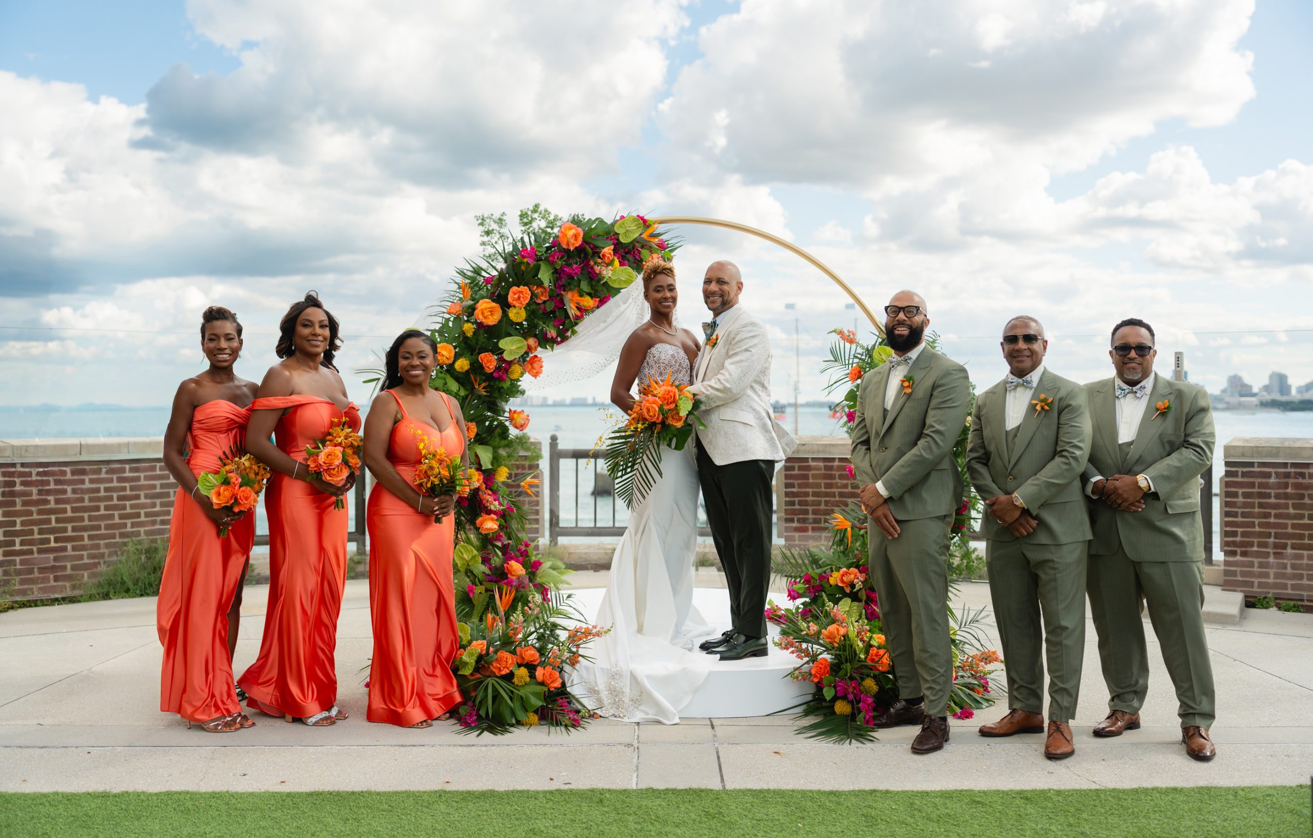 Bridal Bliss: For Shevaz And Marlon's Chi-Town Wedding, Common Was A Performer—And A Groomsman