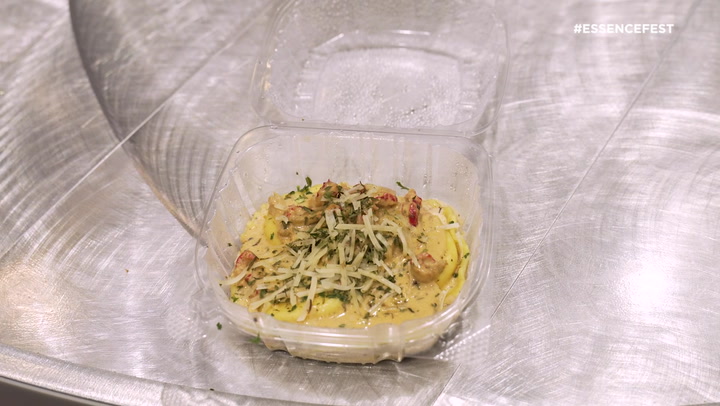 WATCH: ‘Try This Dish’ Sharí Nycole Tries The ‘Crawfish Ravioli’ From Sistas Catering