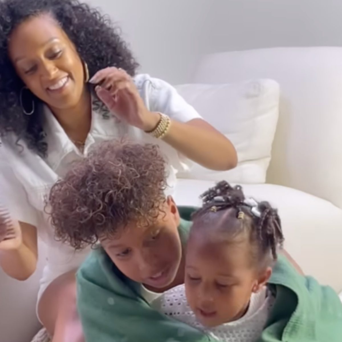 Tia Mowry Enlists The Help Of Her Children To Debut New Hair Care Line, 4UByTia