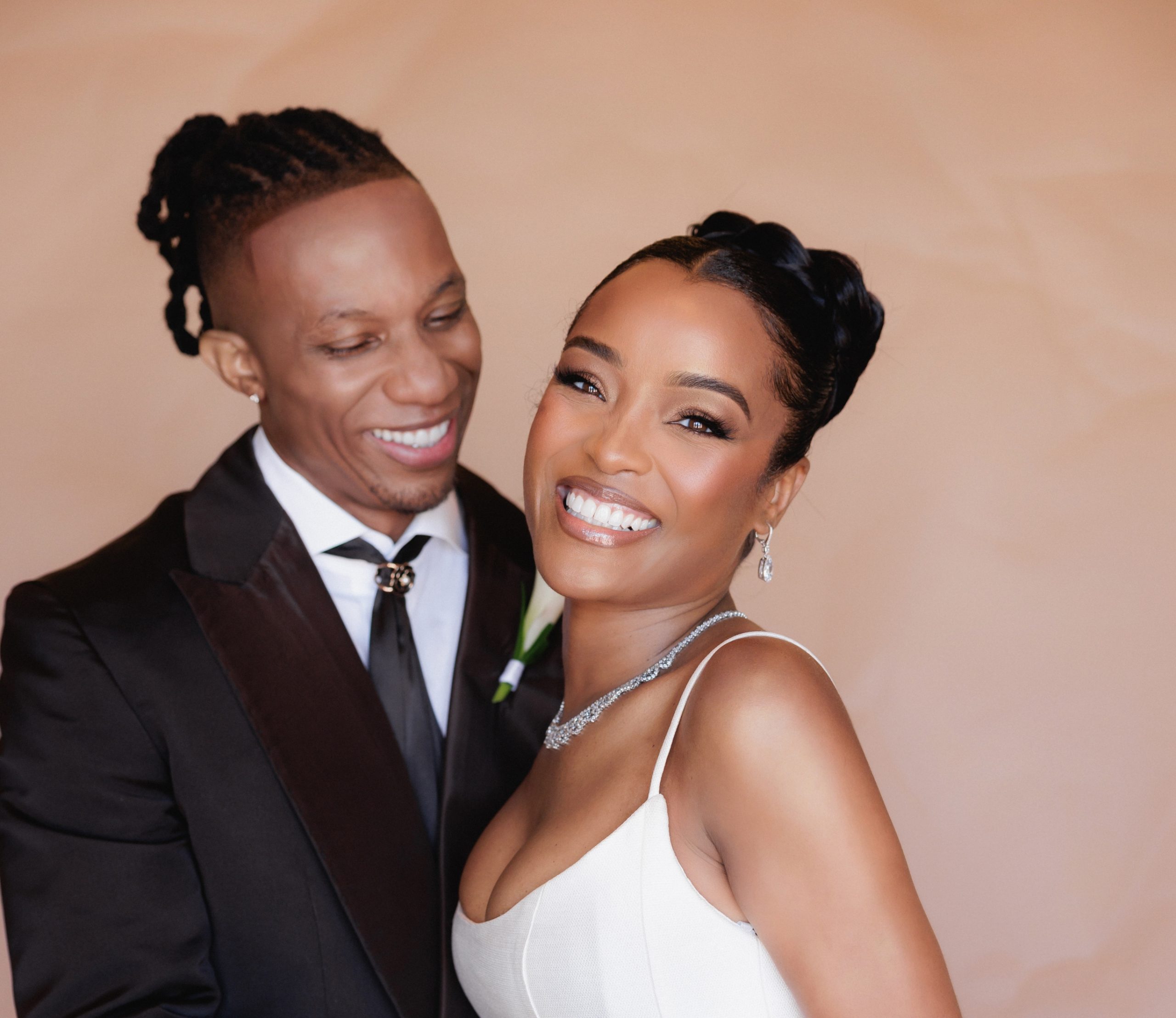 Bridal Bliss: 'Power Book II: Ghost' Star LaToya Tonodeo And 'Found' Actor Arlen Escarpeta Marry In Oceanside Celebration
